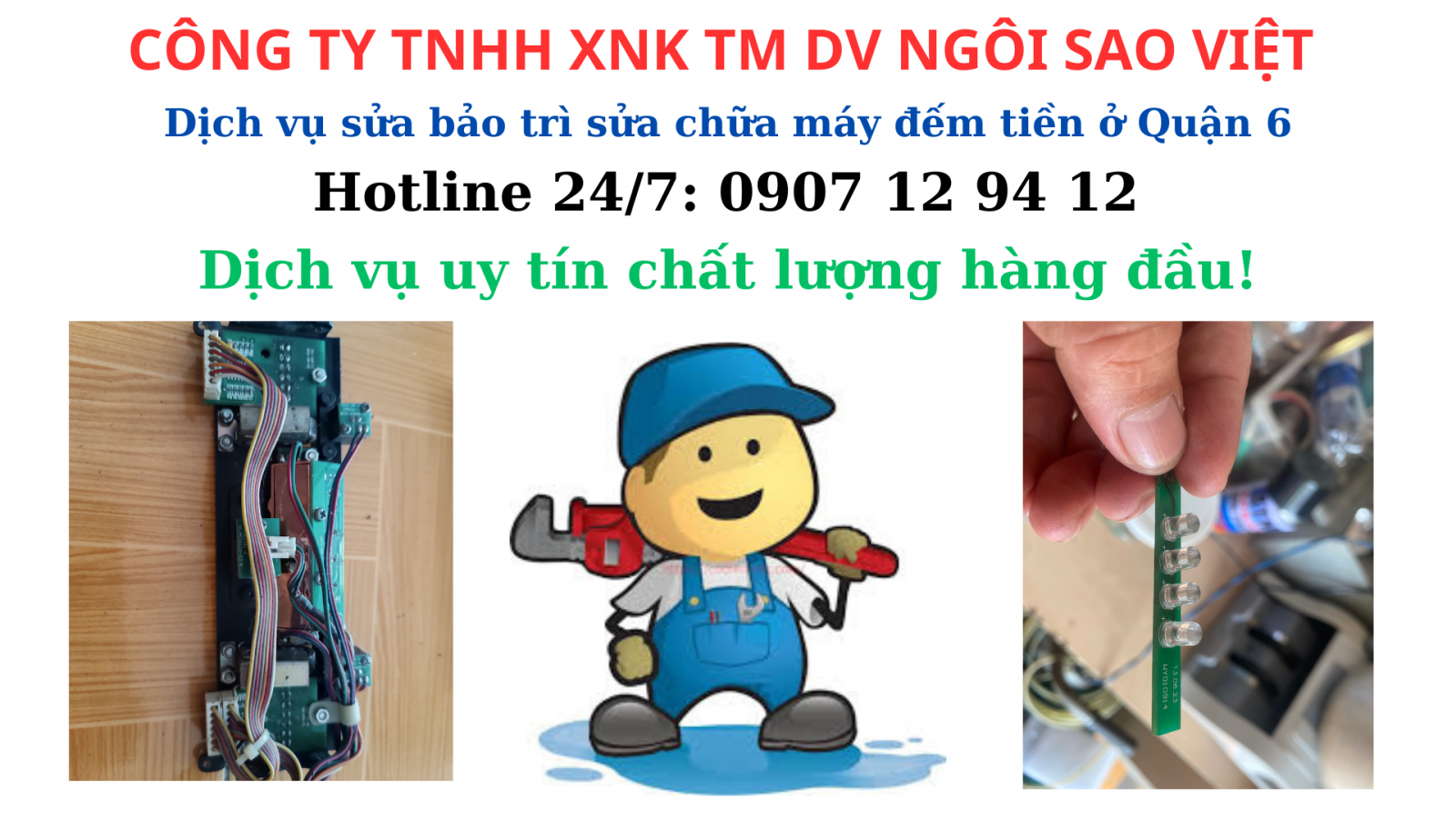 DỊCH VỤ BẢO TRÌ SỬA CHỬA MÁY ĐẾM TIỀN Ở QUẬN 6