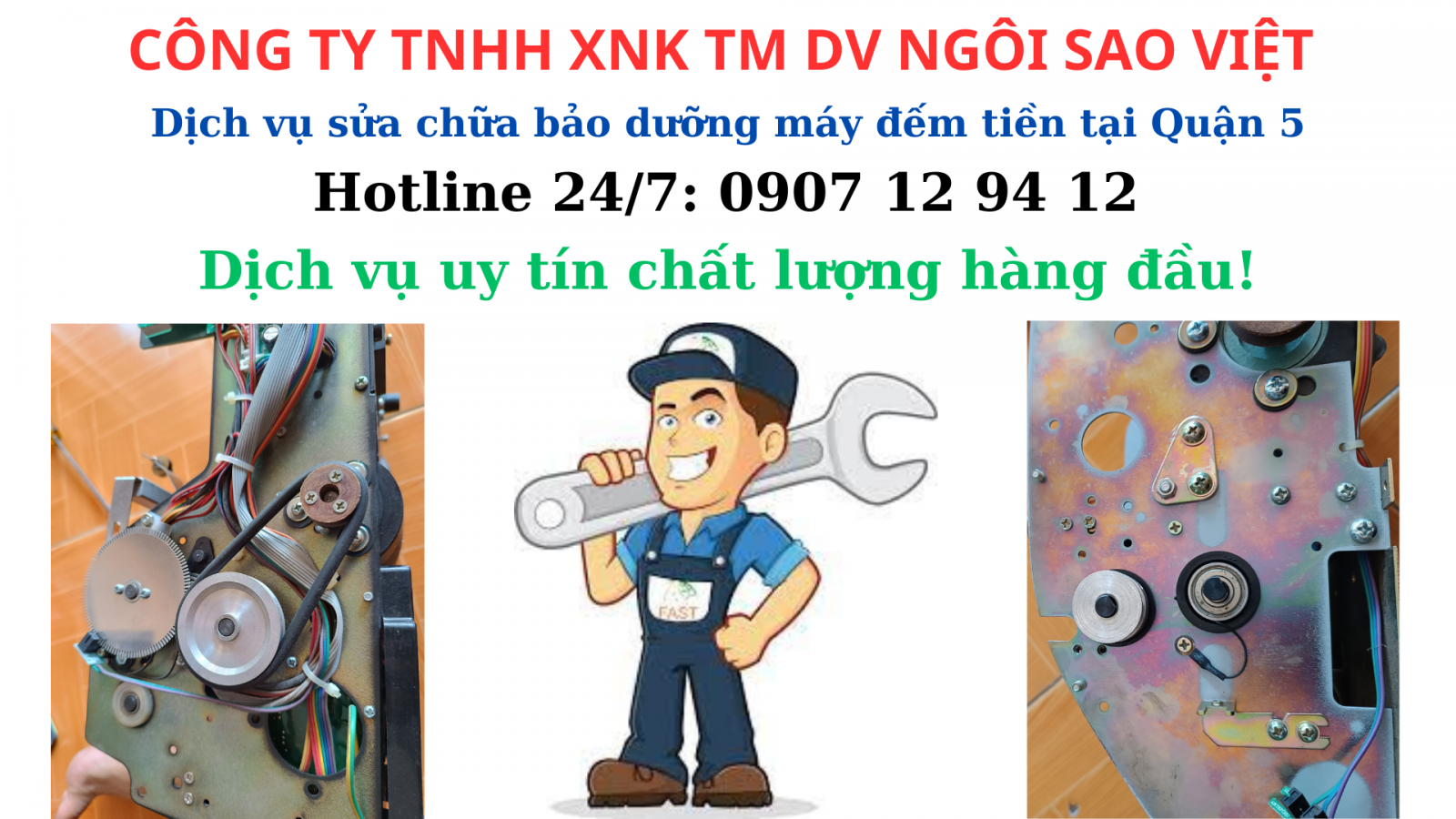 DỊCH VỤ SỬA CHỬA BẢO DƯỠNG MÁY ĐẾM TIỀN TẠI QUẬN 5 