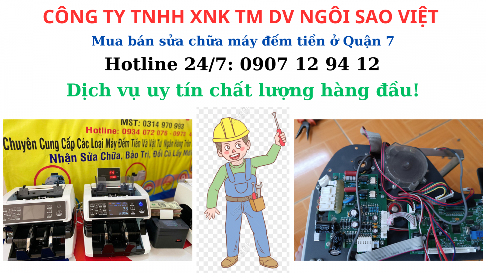 MUA BÁN SỬA CHỬA MÁY ĐẾM TIỀN Ở QUẬN 7