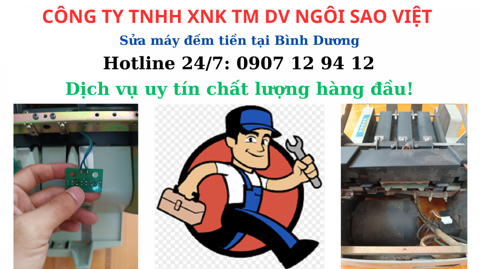 SỬA MÁY ĐẾM TIỀN TẠI BÌNH DƯƠNG