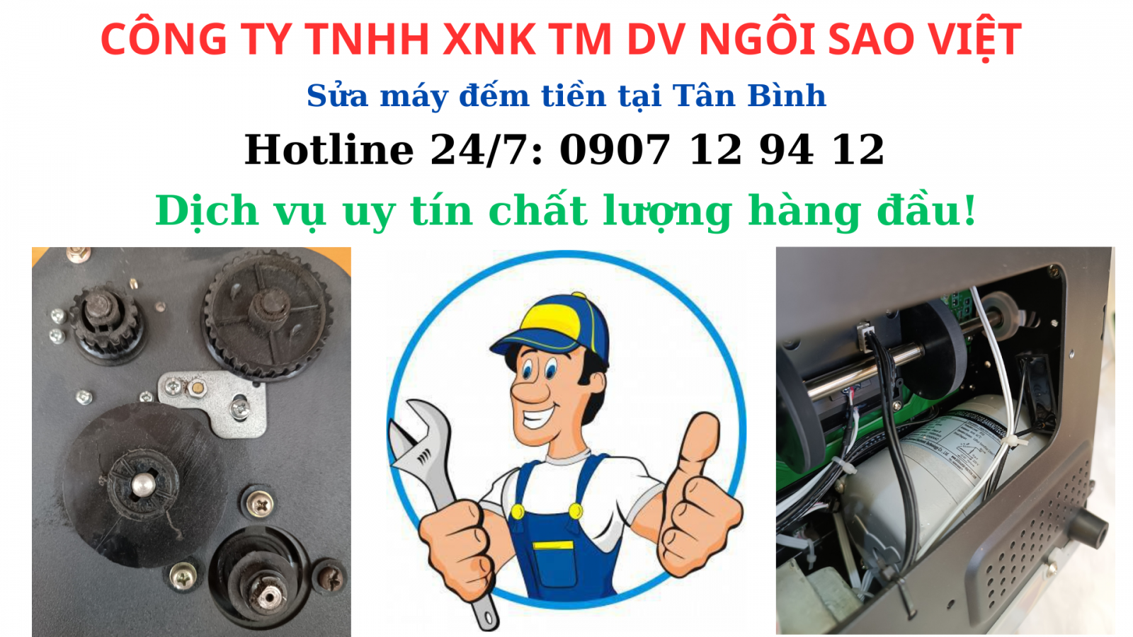 SỬA MÁY ĐẾM TIỀN TẠI TÂN BÌNH