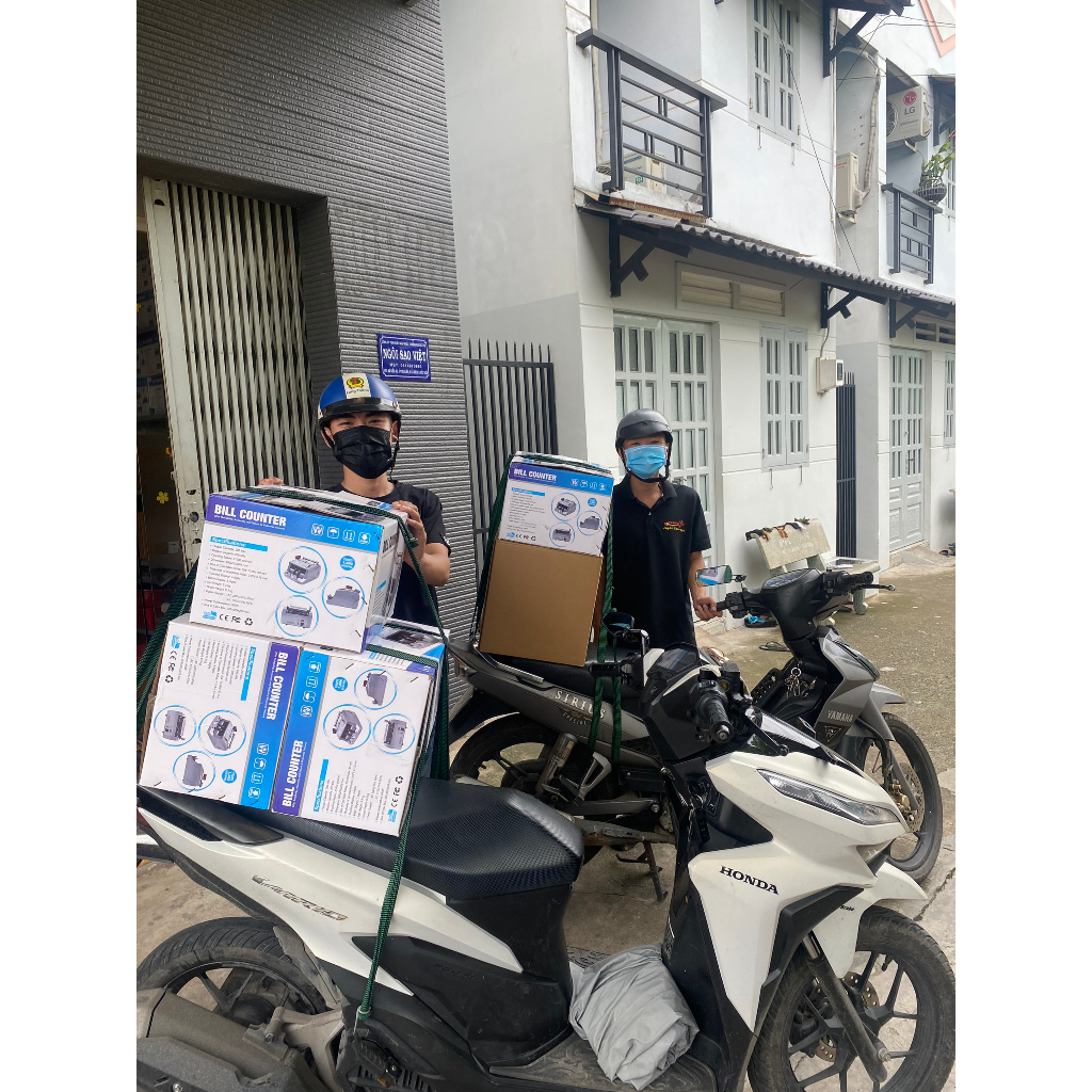 giao hang tan noi - loi ich khi mua may dem tien tai ngoi sao viet