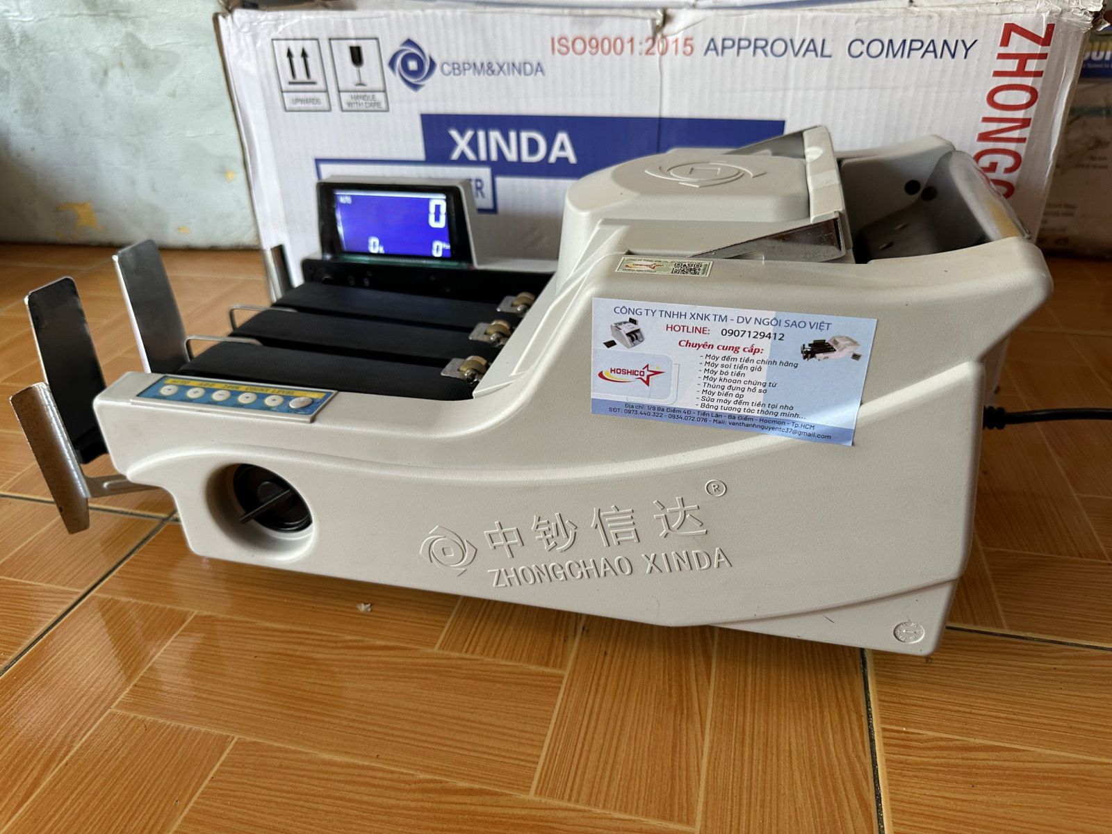 may dem tien xinda da tinh nang