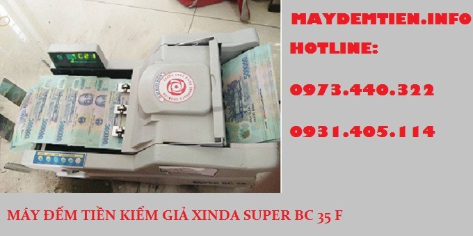 Máy đếm tiền xinda super bc-35F