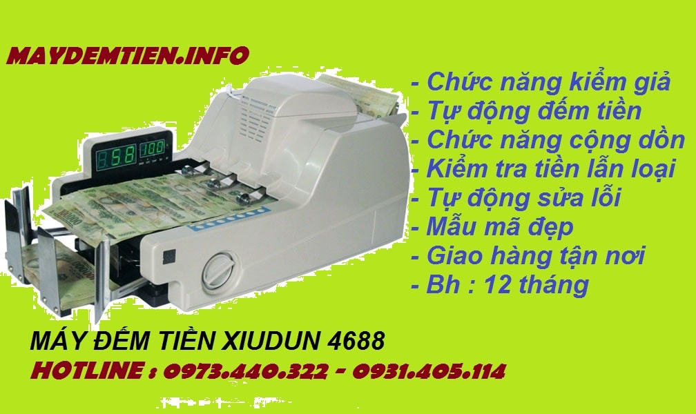 máy đếm tiền xiudun 4688