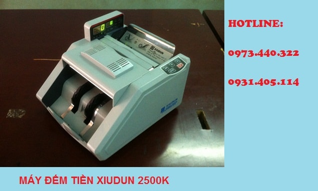 máy đếm tiền xiudun 2500K