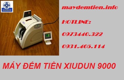 máy đếm tiền xiudun 9000