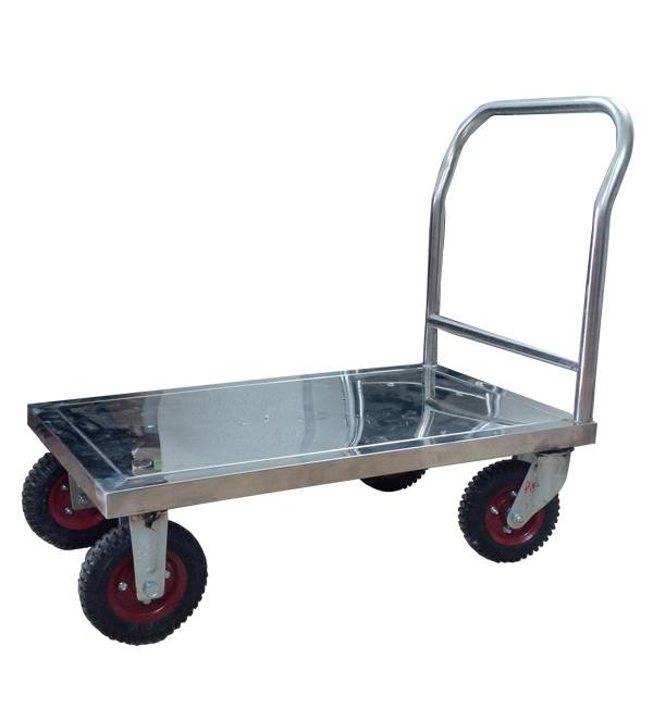 Xe đẩy 4 bánh Inox tải trọng 500kg